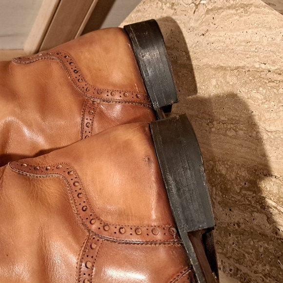 Gucci vintage brogue tall boots 8.5 - Picture 7 of 11